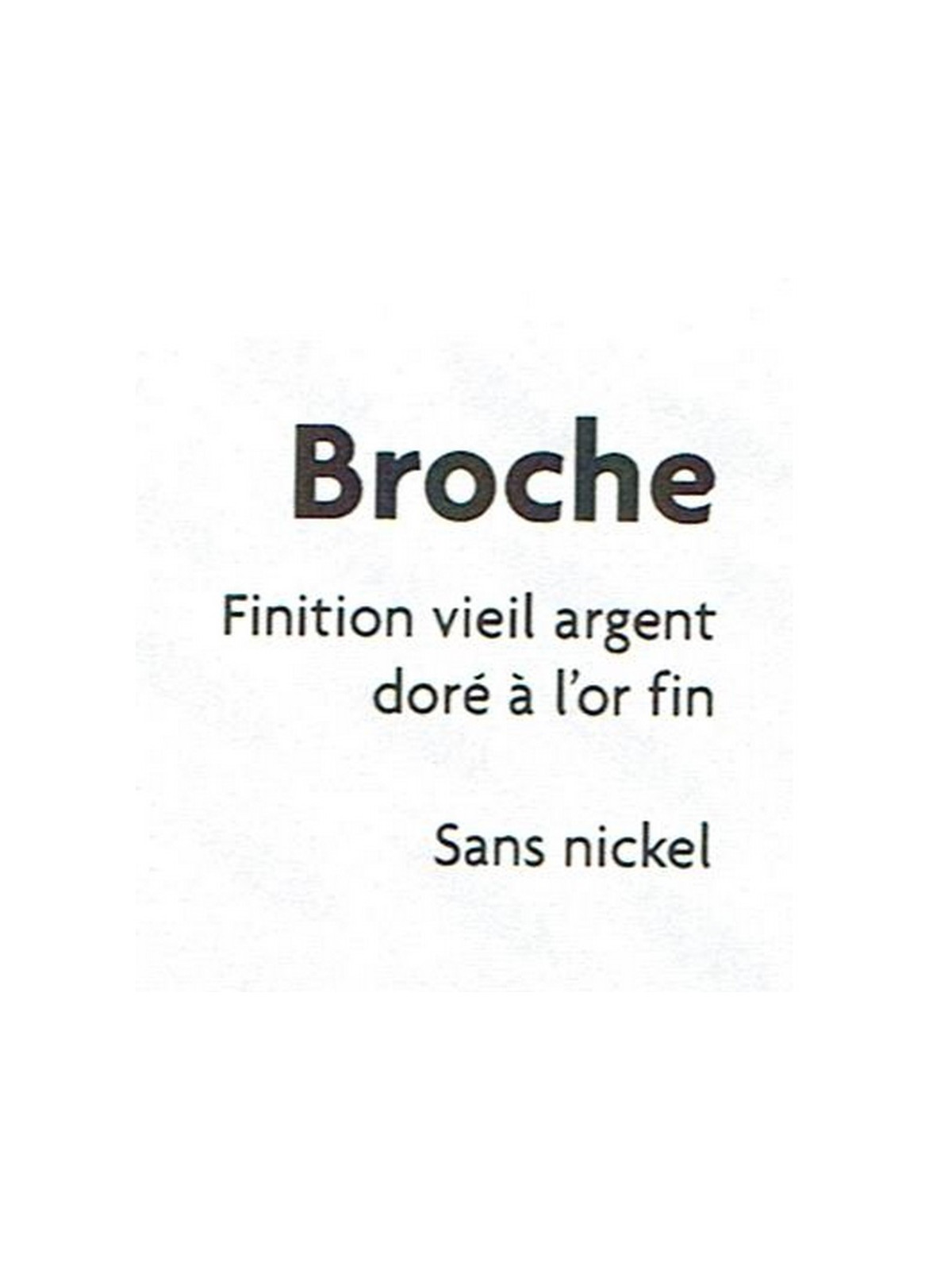 Broche Collection Bouvine F.MISTRAL Argent