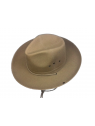 Chapeaux Toile Pampa Beige-Foncé