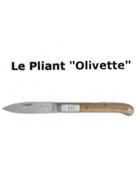 Couteau -Le Pliant" l'Olivette" N°10 Olivier