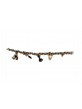 Bracelet chaine+sujet OR-Brignon