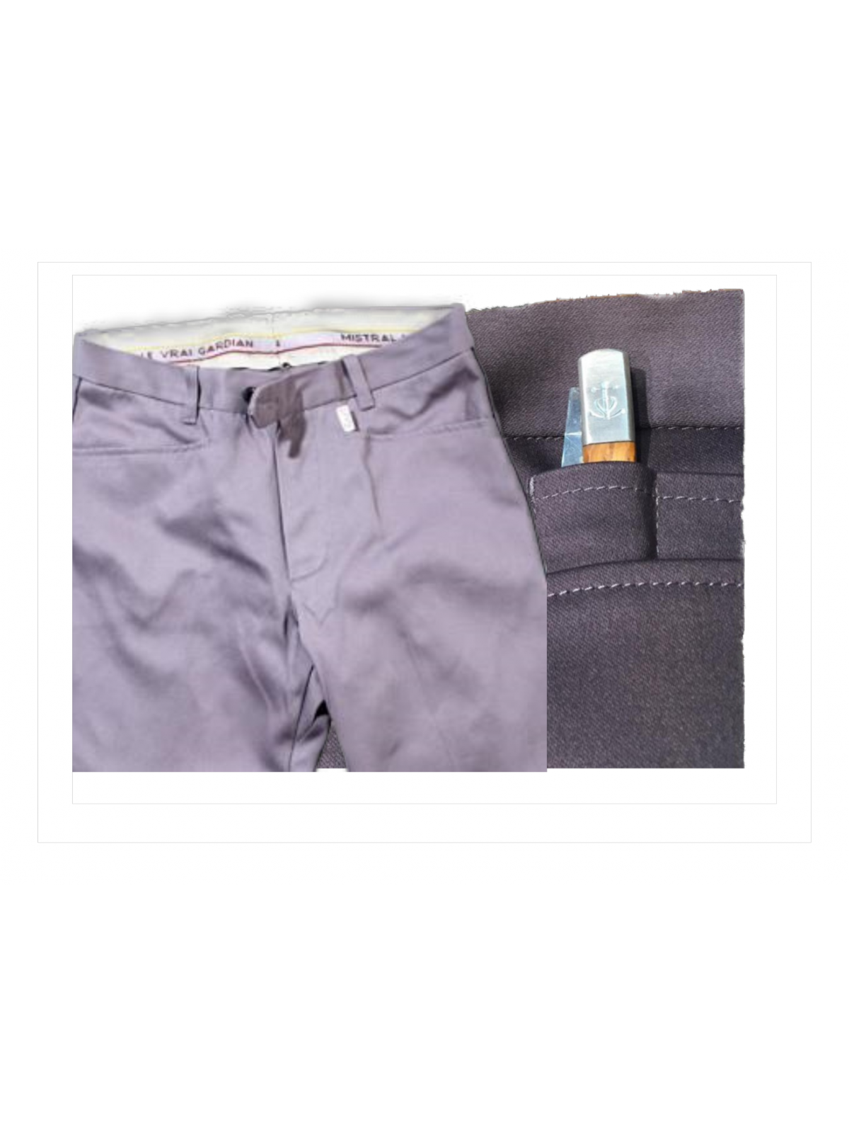 Pantalon Extensble poche monaie GRIS