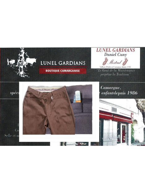 Pantalon de Gardian Extensble PG"chocolat"