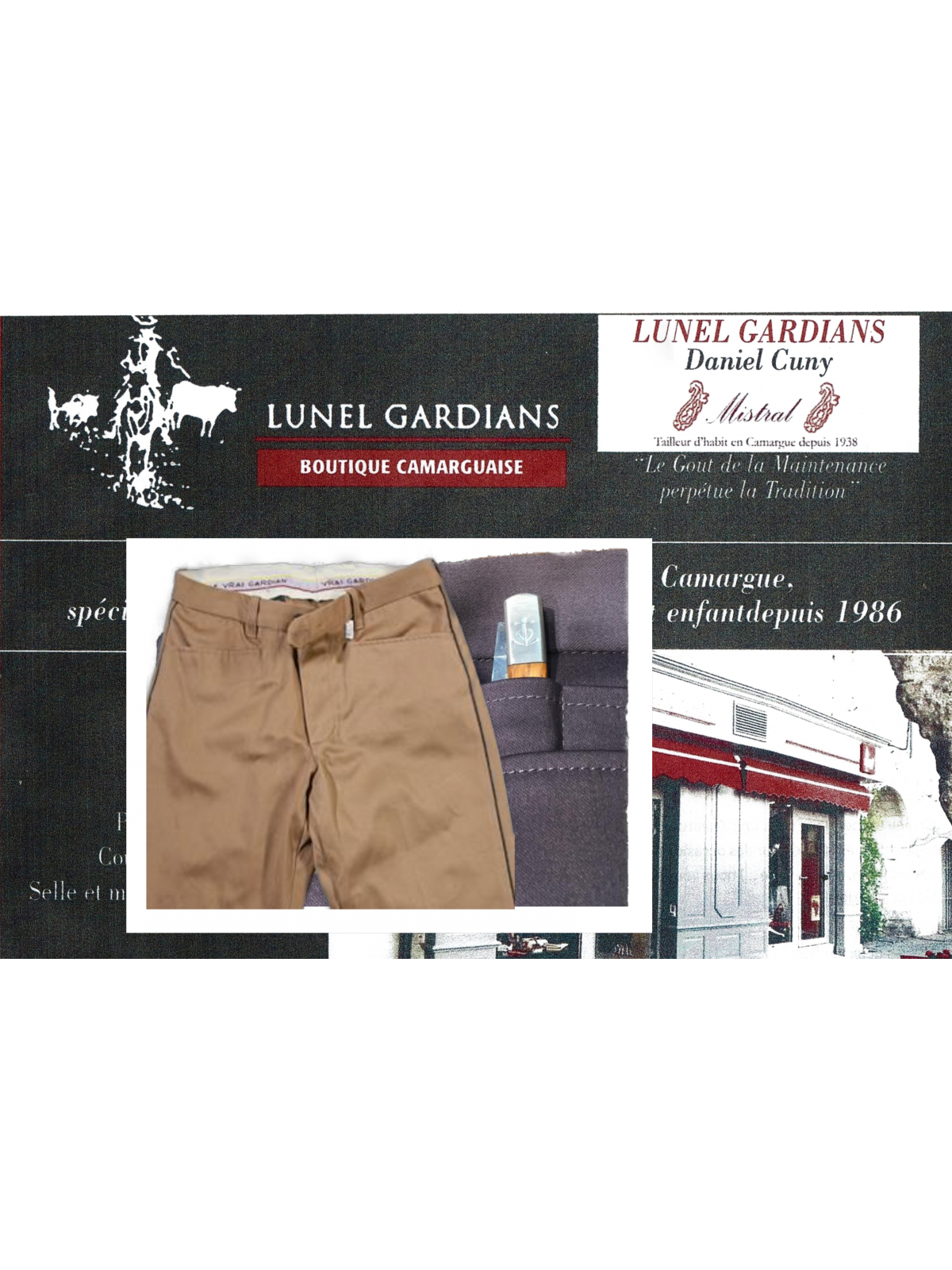 Pantalon de Gardian Extensible PG"-noisette"